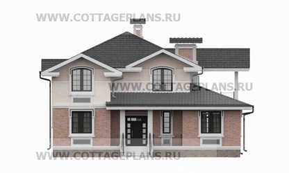 Фасады проект дома 24-53 общ. площадь 357,25 м2