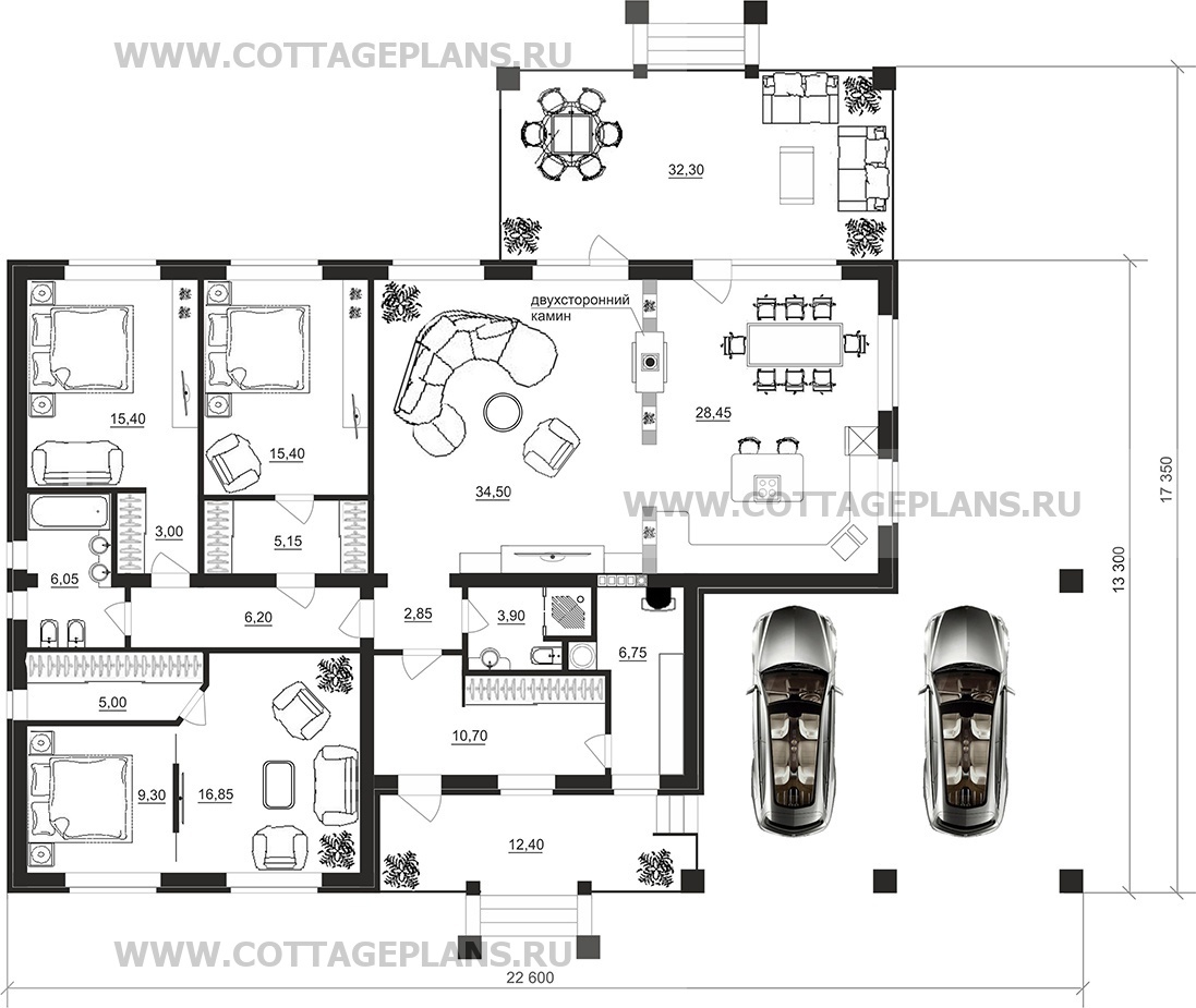 Поэтажные планы проект дома 90-57 общ. площадь 164,50м2