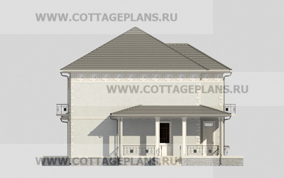 Фасады проект дома 16-86 общ. площадь 214,65 м2