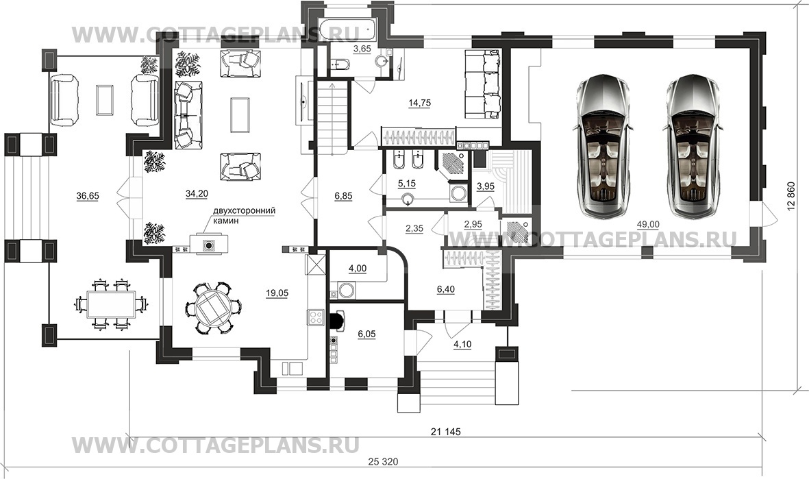 Поэтажные планы проект дома 100-82 общ. площадь 262,30 м2