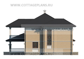 Фасады проект дома 13-02 общ. площадь 218,05 м2