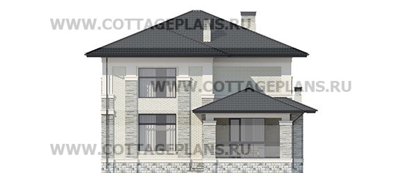 Фасады проект дома 205-25 общ. площадь 424,70 м2