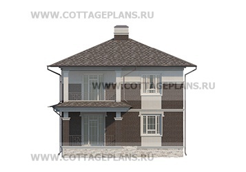 Фасады проект дома 206-27 общ. площадь 155,30 м2