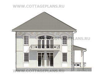 Фасады проект дома 16-83 общ. площадь 270,95 м2