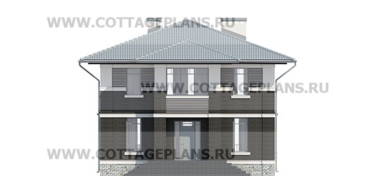 Фасады проект дома 29-99 общ. площадь 223,45 м2