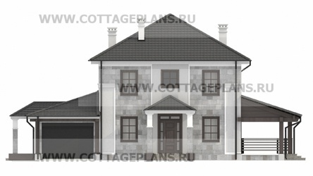 Фасады проект дома 21-25 общ. площадь 242,05 м2