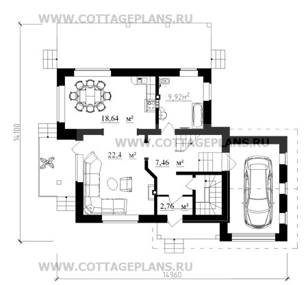 Поэтажные планы проект дома 20-57 общ. площадь 272,19 м2