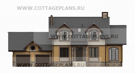 Фасады проект дома 76-30 общ. площадь 248,85 м2