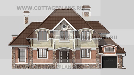 Фасады проект дома 76-81 общ. площадь 381,45 м2