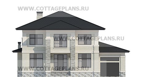 Фасады проект дома 205-27 общ. площадь 407,80 м2