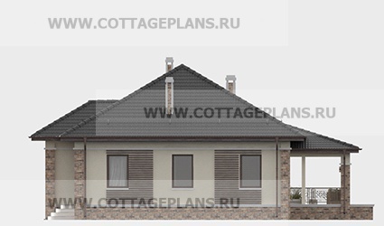 Фасады проект дома 27-27 общ. площадь 109,40 м2