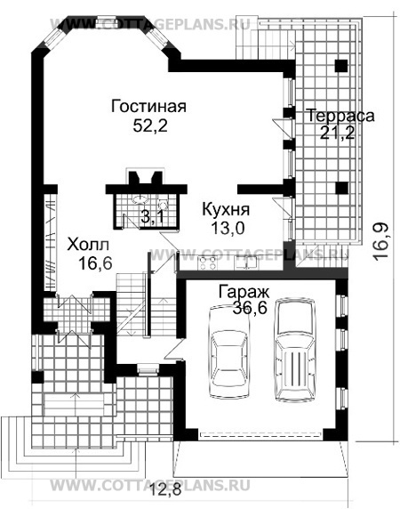 Поэтажные планы проект дома 30-08 общ. площадь 359,0м2