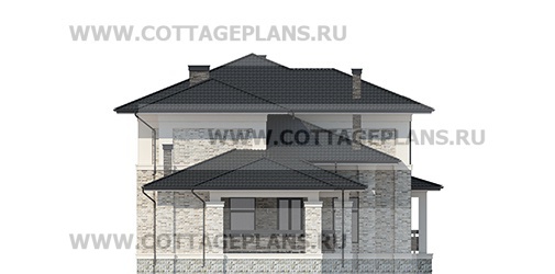 Фасады проект дома 102-32 общ. площадь 295 м2