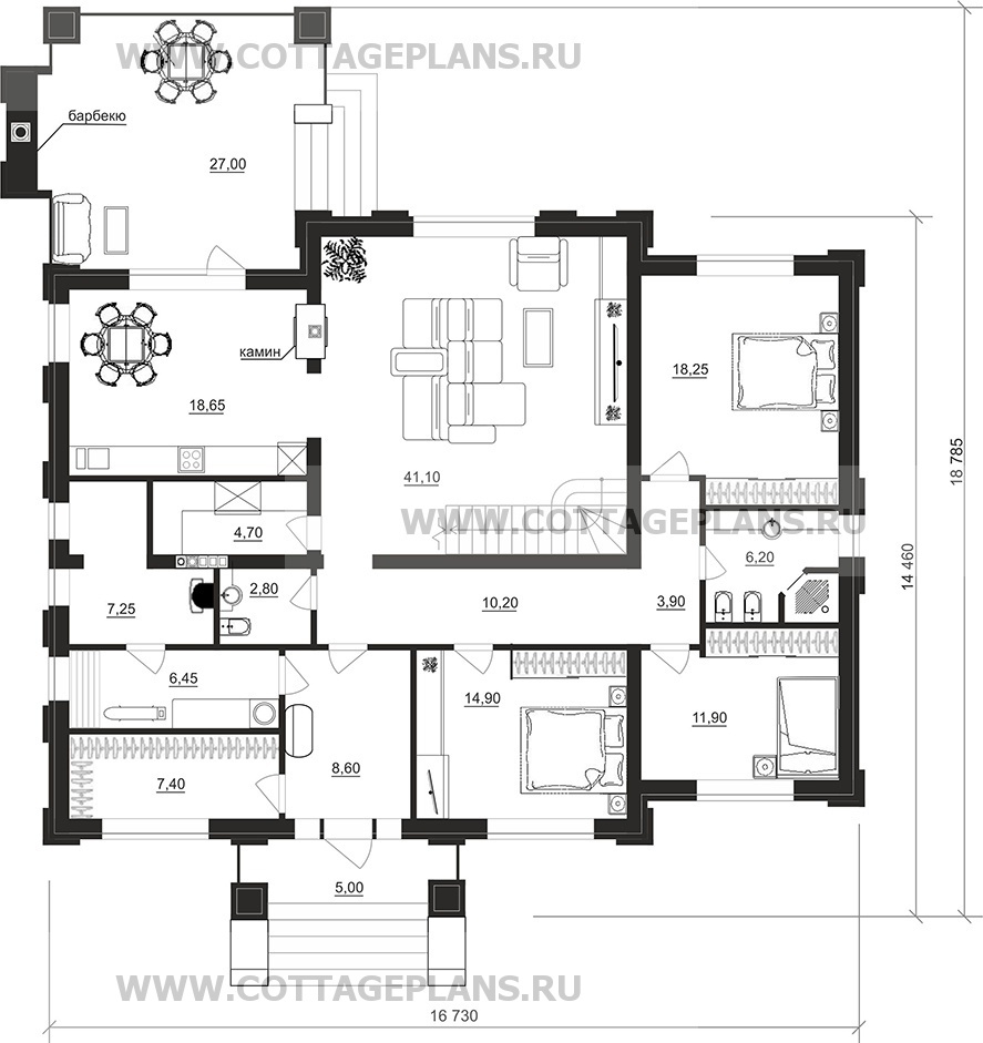 Поэтажные планы проект дома 104-90 общ. площадь 255,40 м2
