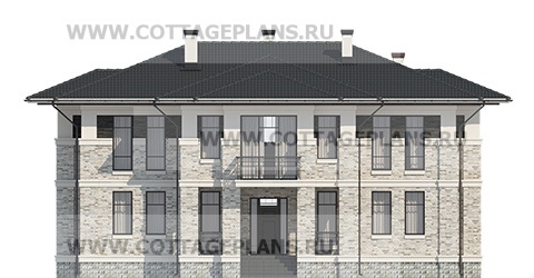 Фасады проект дома 203-15 общ. площадь 447,95 м2