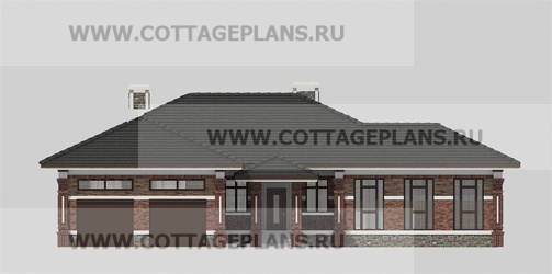 Фасады проект дома 28-05 общ. площадь 475,00 м2