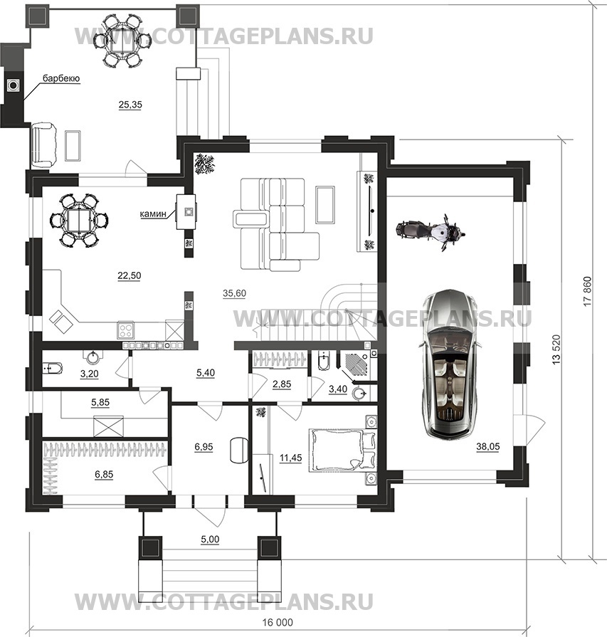 Поэтажные планы проект дома 105-26 общ. площадь 347,65 м2