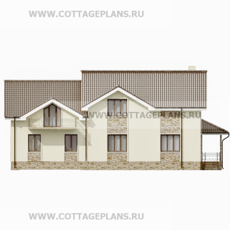 Фасады проект дома 21-26 общ. площадь 294,6 м2