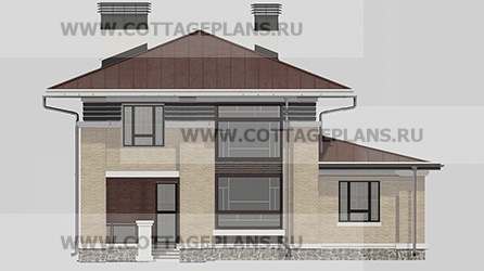 Фасады проект дома 208-10 общ. площадь 108,75м2