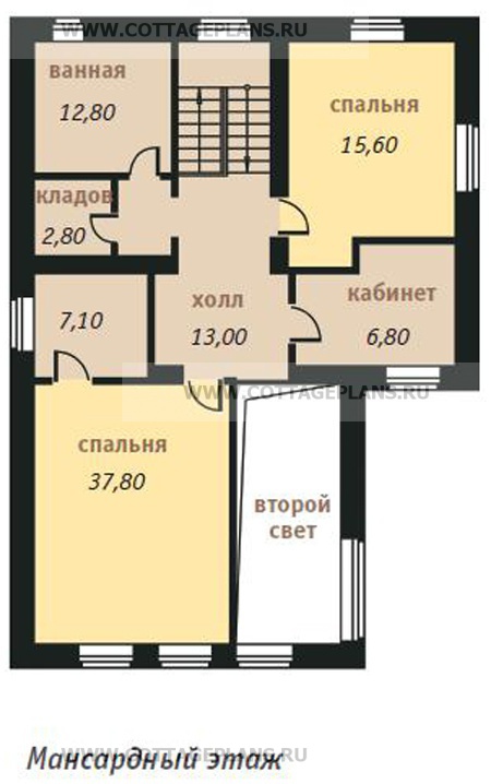 Поэтажные планы проект дома 34-85 общ. площадь 270,3м2