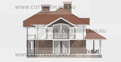 Фасады проект дома 09-03 общ. площадь 215,05 м2