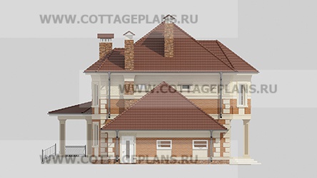 Фасады проект дома 76-11 общ. площадь 410,75 м2