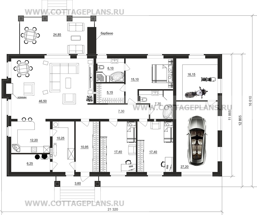 Поэтажные планы проект дома 900-77 общ. площадь 205,60м2
