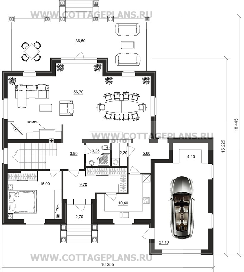 Поэтажные планы проект дома 98-96 общ. площадь 355,80 м2