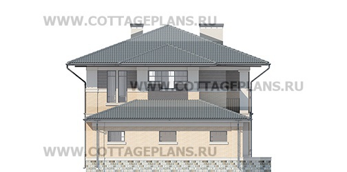 Фасады проект дома 78-19 общ. площадь 279,20 м2
