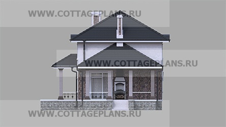 Фасады проект дома 94-42 общ. площадь 139,45 м2