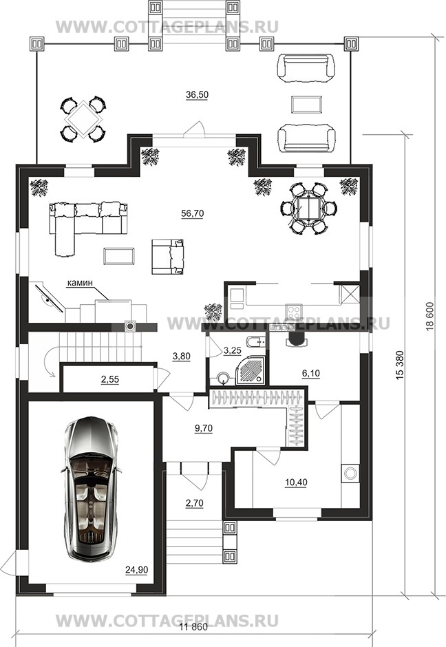 Поэтажные планы проект дома 77-90 общ. площадь 225,60 м2