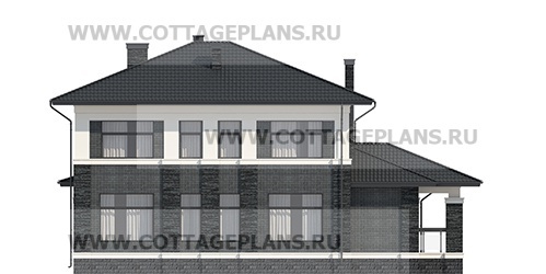 Фасады проект дома 105-14 общ. площадь 265,70 м2