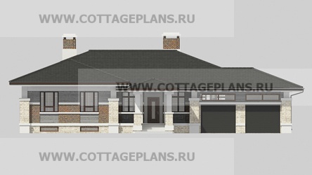Фасады проект дома 14-09 общ. площадь 216,50 м2
