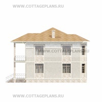 Фасады проект дома 20-20 общ. площадь 168,45 м2