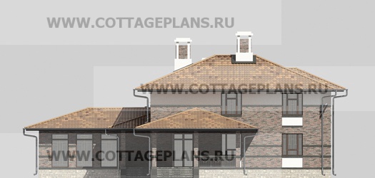 Фасады проект дома 13-13 общ. площадь 344,70 м2