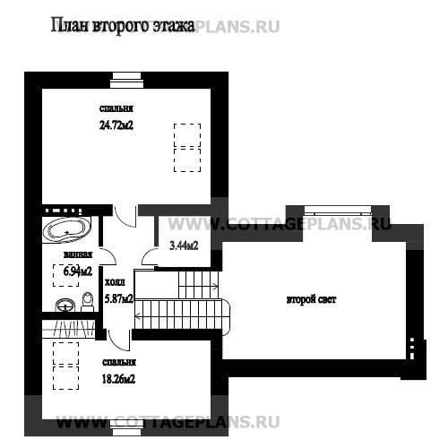 Поэтажные планы проект дома 47-31 общ. площадь 180,4 м2