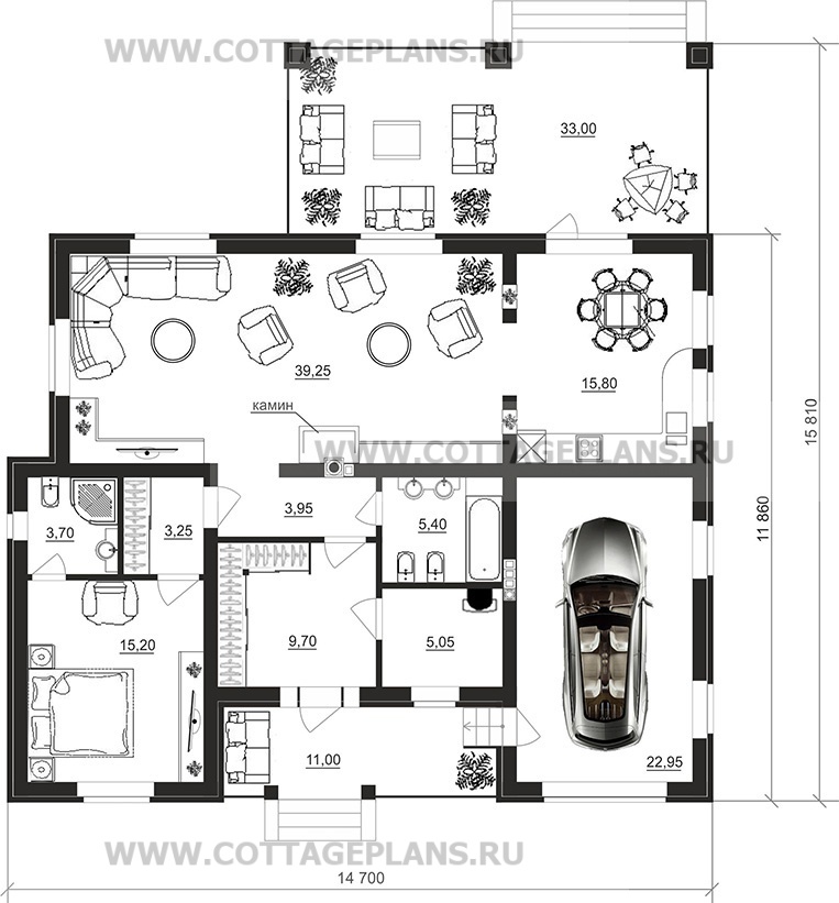 Поэтажные планы проект дома 83-32 общ. площадь 124,90 м2