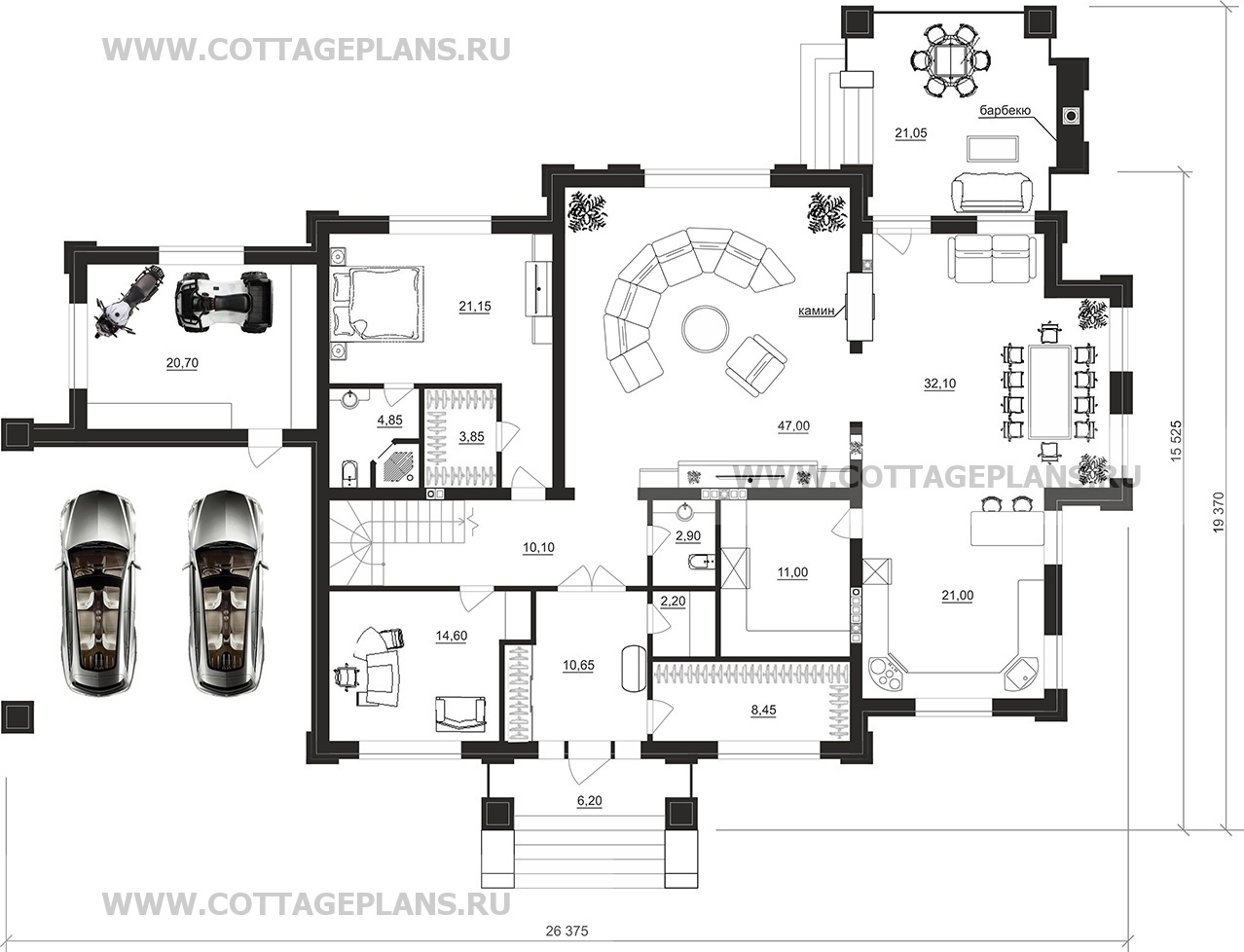 Поэтажные планы проект дома 105-10 общ. площадь 572,45 м2