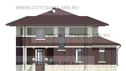 Фасады проект дома 76-65 общ. площадь 267,40 м2