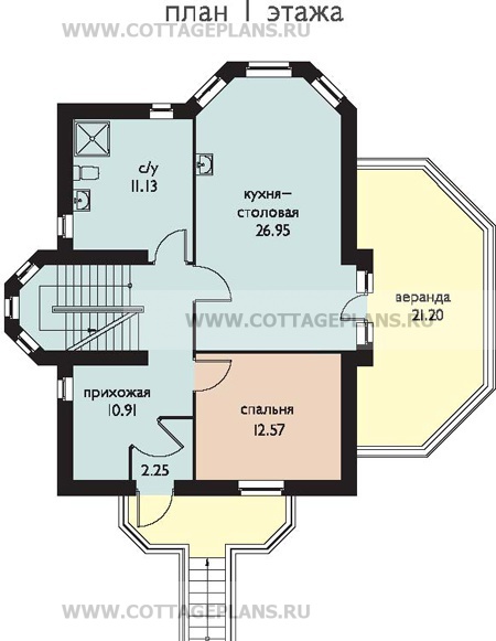 Поэтажные планы проект дома 80-02 общ. площадь 155,15м2