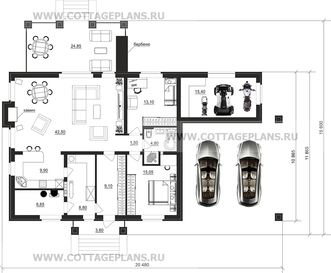 Поэтажные планы проект дома 702-28 общ. площадь 126,80 м2
