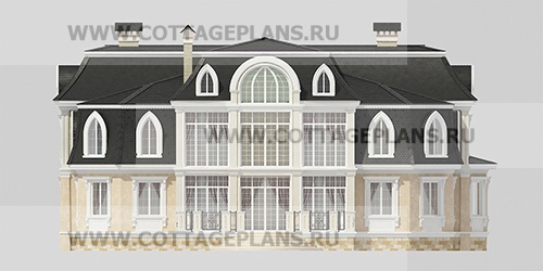 Фасады проект дома 74-85 общ. площадь 561,20 м2