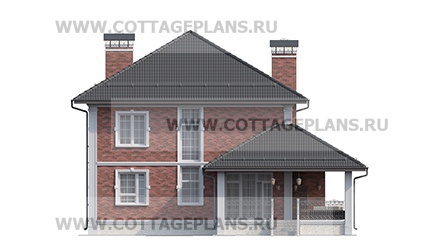 Фасады проект дома 75-12 общ. площадь 175,10 м2