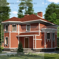 Каталог проекты домов из пеноблоков проект дома 58-08 общ. площадь 170,4 м2