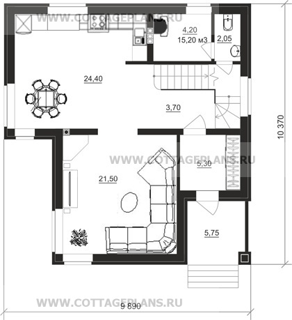 Поэтажные планы проект дома 14-37 общ. площадь 138,70 м2