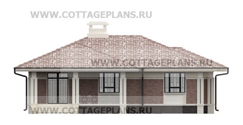 Фасады проект дома 13-32 общ. площадь 124,90 м2