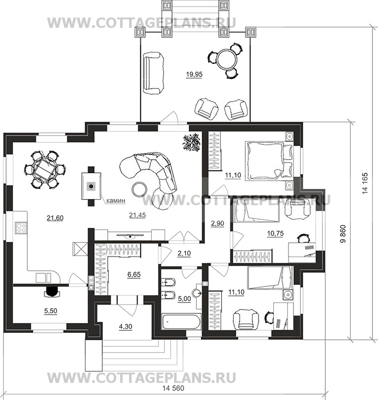 Поэтажные планы проект дома 27-51 общ. площадь 98,15 м2