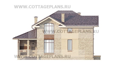 Фасады проект дома 204-75 общ. площадь 110,35 м2