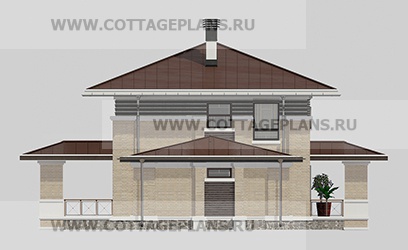 Фасады проект дома 206-61 общ. площадь 152,40м2