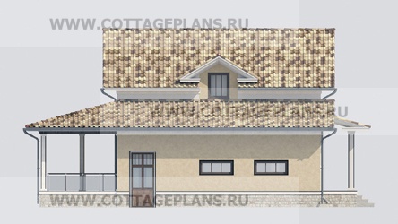 Фасады проект дома 15-07 общ. площадь 184,65 м2